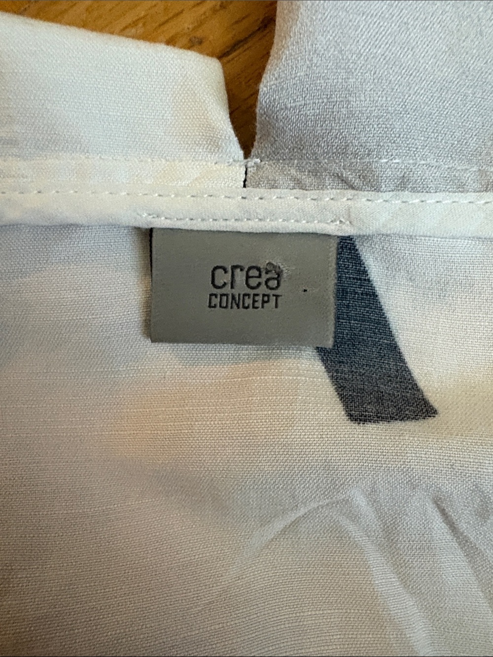 Crea Concept White & Black Abstract Print Kimono Top - Picture 15 of 15
